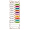 Teacher Created Resources Confetti 14 Pocket Daily Schedule Pocket Chart, 13" x 34" TCR20330 - alternate 2